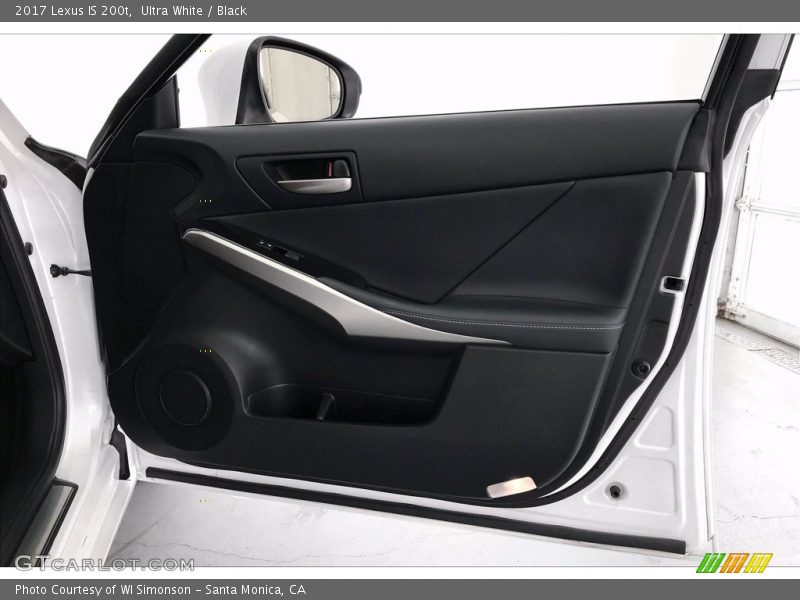 Ultra White / Black 2017 Lexus IS 200t