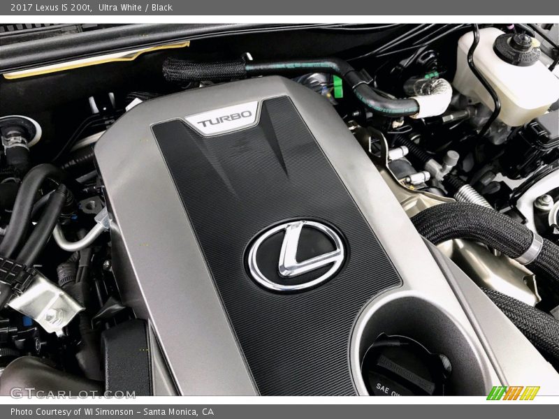 Ultra White / Black 2017 Lexus IS 200t