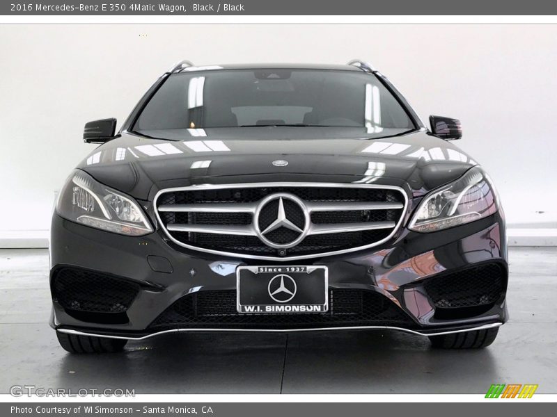 Black / Black 2016 Mercedes-Benz E 350 4Matic Wagon