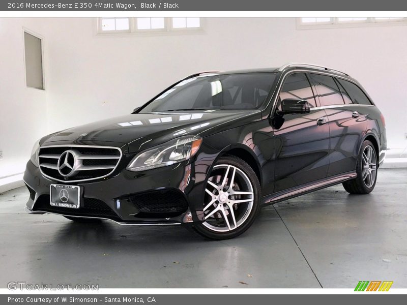 Black / Black 2016 Mercedes-Benz E 350 4Matic Wagon