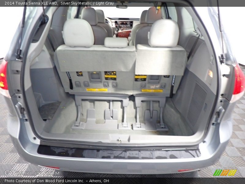 Silver Sky Metallic / Light Gray 2014 Toyota Sienna XLE AWD