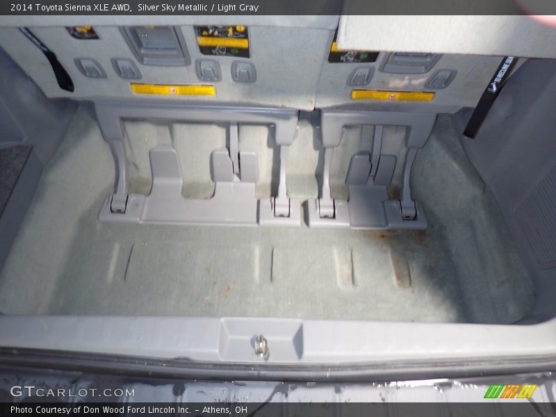 Silver Sky Metallic / Light Gray 2014 Toyota Sienna XLE AWD