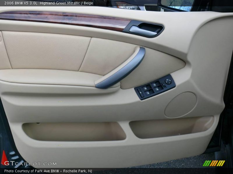 Highland Green Metallic / Beige 2006 BMW X5 3.0i