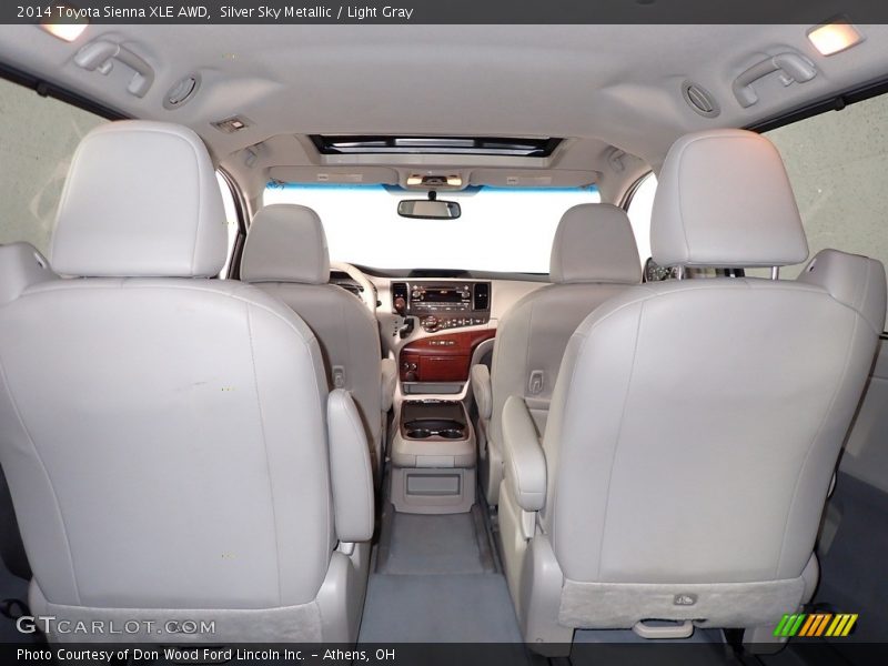 Silver Sky Metallic / Light Gray 2014 Toyota Sienna XLE AWD