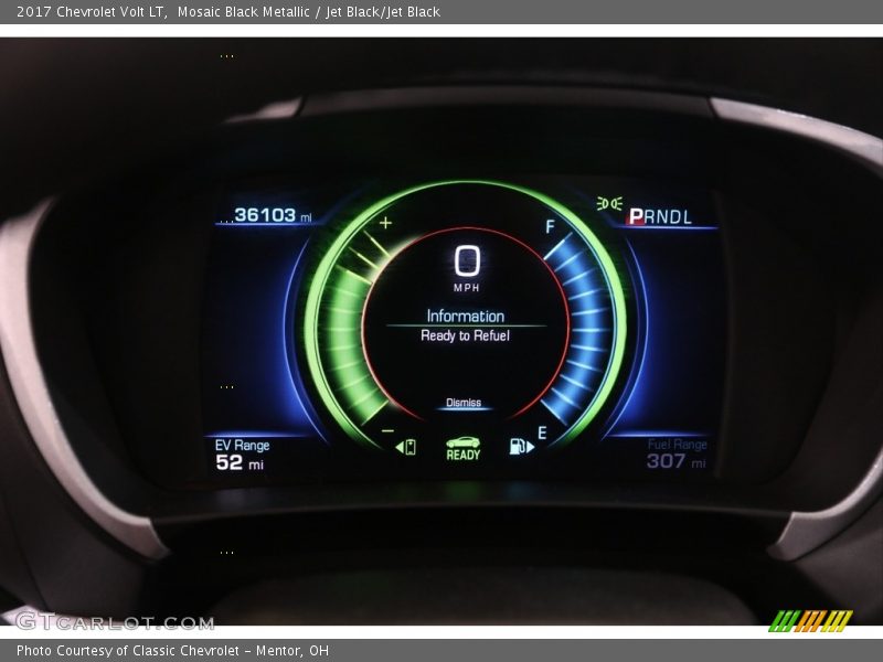 Mosaic Black Metallic / Jet Black/Jet Black 2017 Chevrolet Volt LT