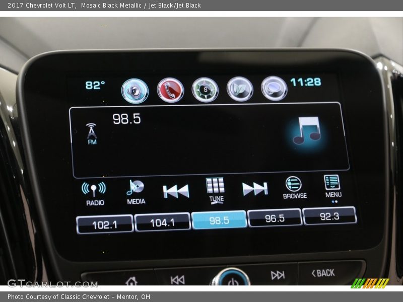 Mosaic Black Metallic / Jet Black/Jet Black 2017 Chevrolet Volt LT