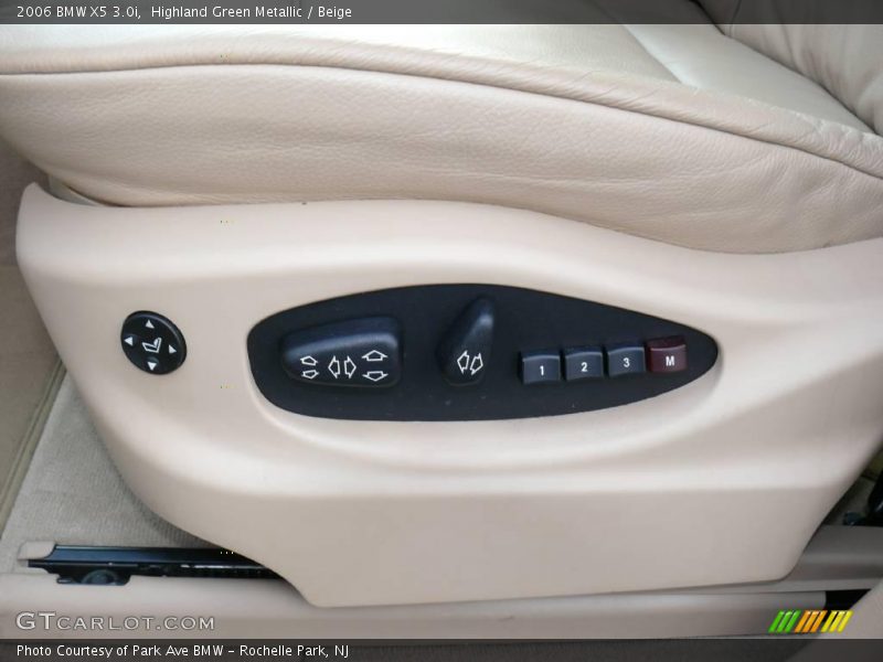 Highland Green Metallic / Beige 2006 BMW X5 3.0i