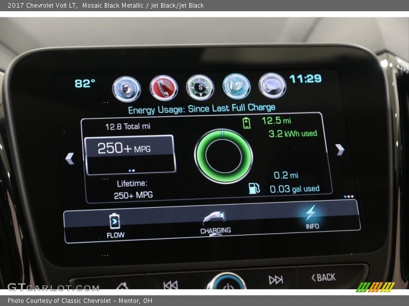 Mosaic Black Metallic / Jet Black/Jet Black 2017 Chevrolet Volt LT