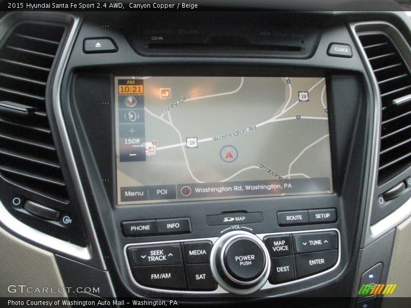 Navigation of 2015 Santa Fe Sport 2.4 AWD