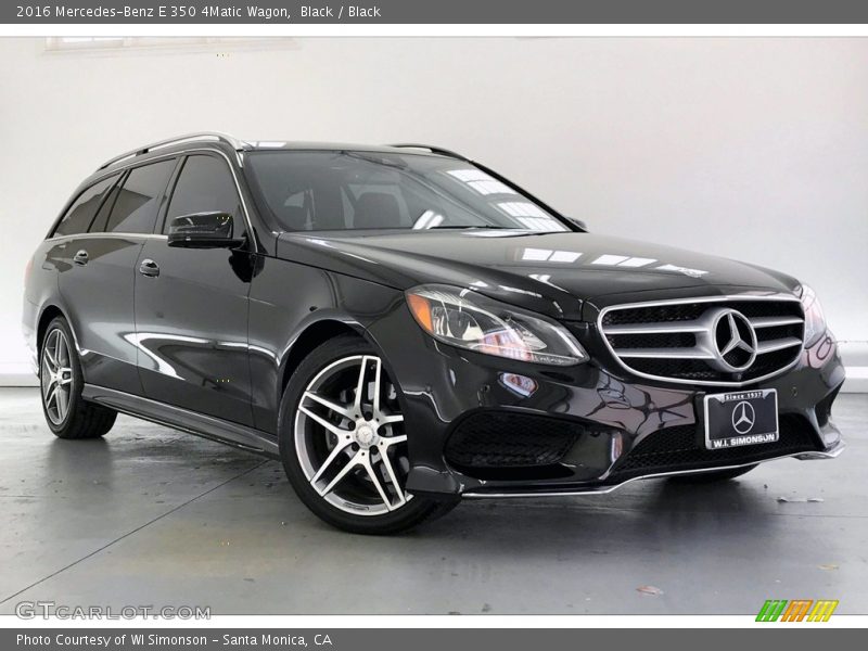 Black / Black 2016 Mercedes-Benz E 350 4Matic Wagon