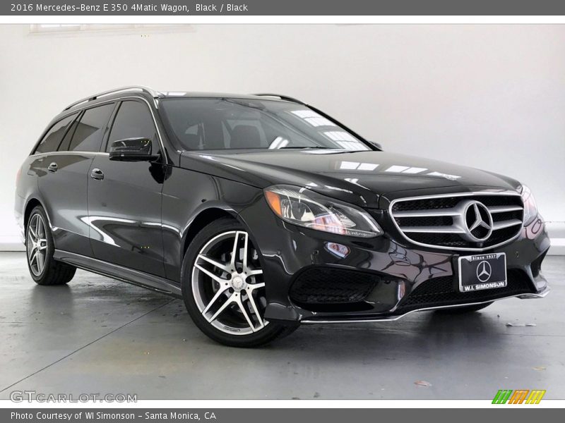 Black / Black 2016 Mercedes-Benz E 350 4Matic Wagon