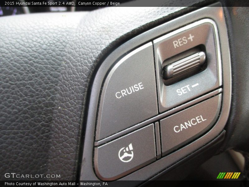 Canyon Copper / Beige 2015 Hyundai Santa Fe Sport 2.4 AWD