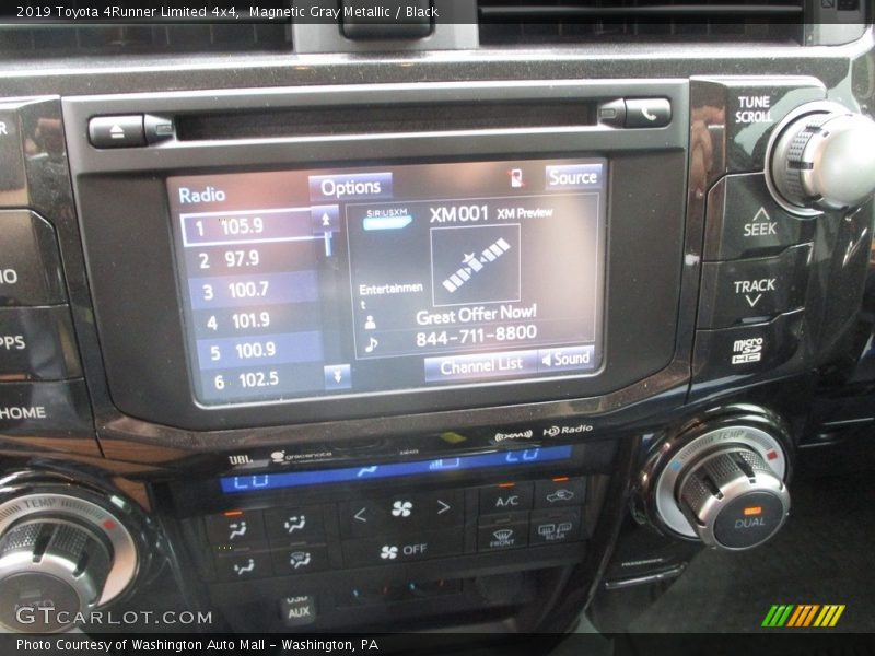 Magnetic Gray Metallic / Black 2019 Toyota 4Runner Limited 4x4