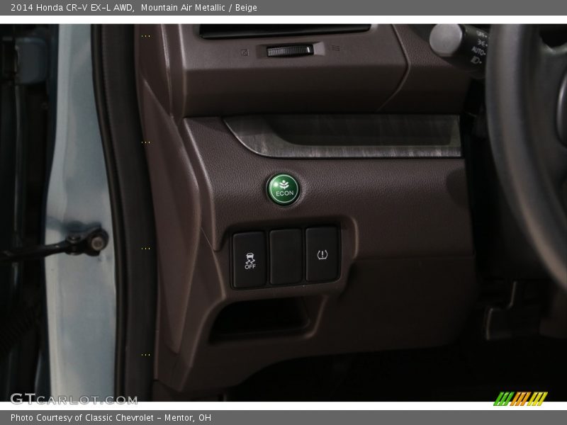 Mountain Air Metallic / Beige 2014 Honda CR-V EX-L AWD