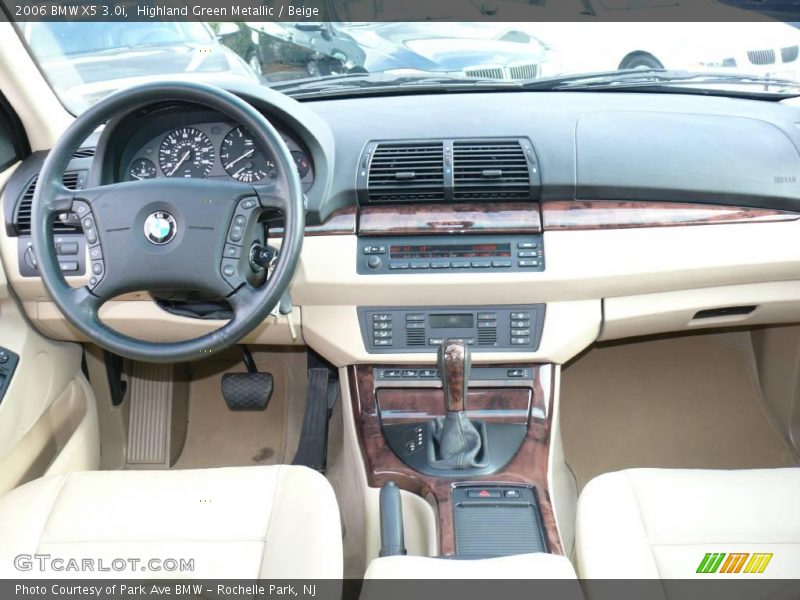Highland Green Metallic / Beige 2006 BMW X5 3.0i