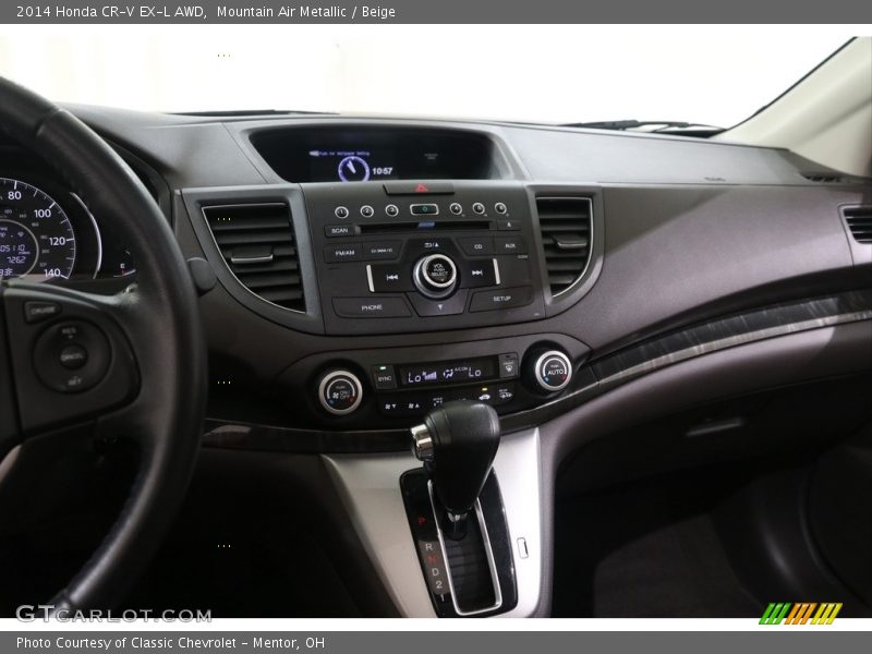 Mountain Air Metallic / Beige 2014 Honda CR-V EX-L AWD