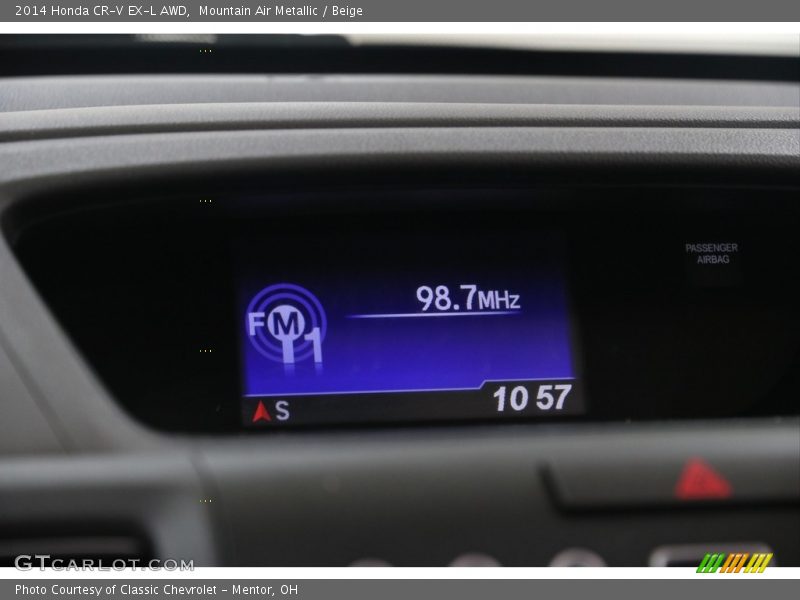 Mountain Air Metallic / Beige 2014 Honda CR-V EX-L AWD