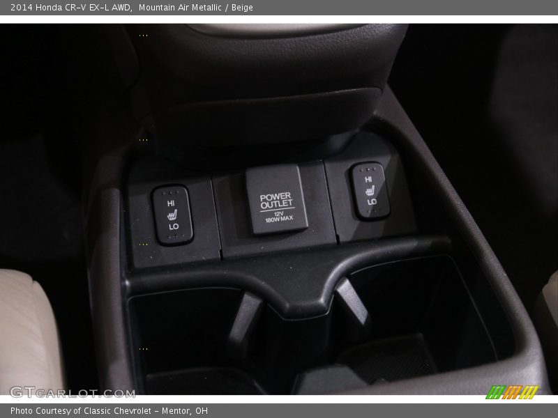 Mountain Air Metallic / Beige 2014 Honda CR-V EX-L AWD