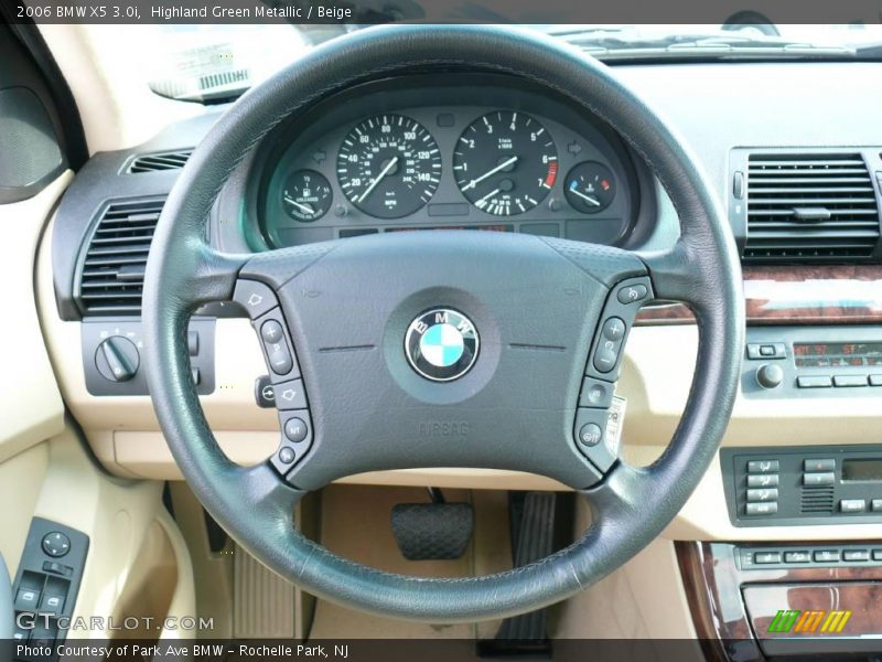 Highland Green Metallic / Beige 2006 BMW X5 3.0i