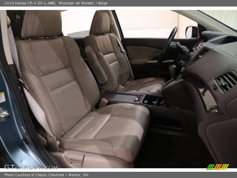 Mountain Air Metallic / Beige 2014 Honda CR-V EX-L AWD