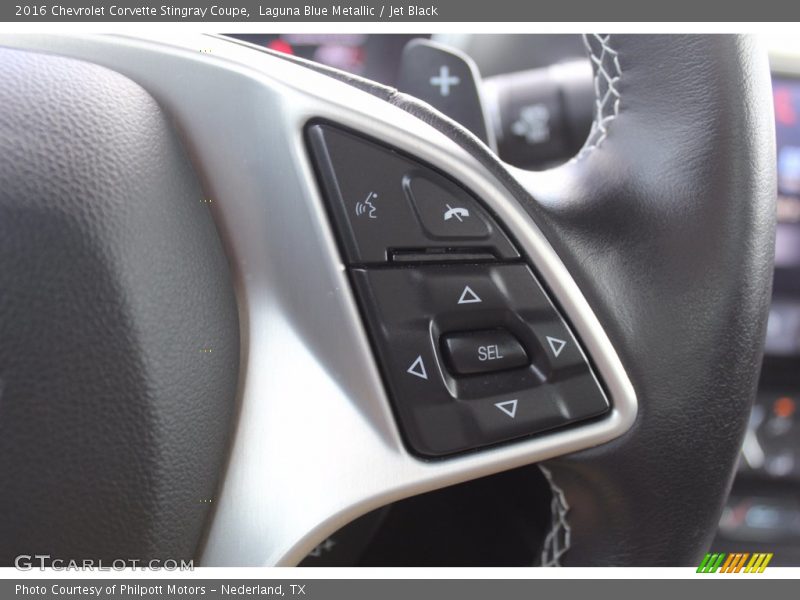 Laguna Blue Metallic / Jet Black 2016 Chevrolet Corvette Stingray Coupe