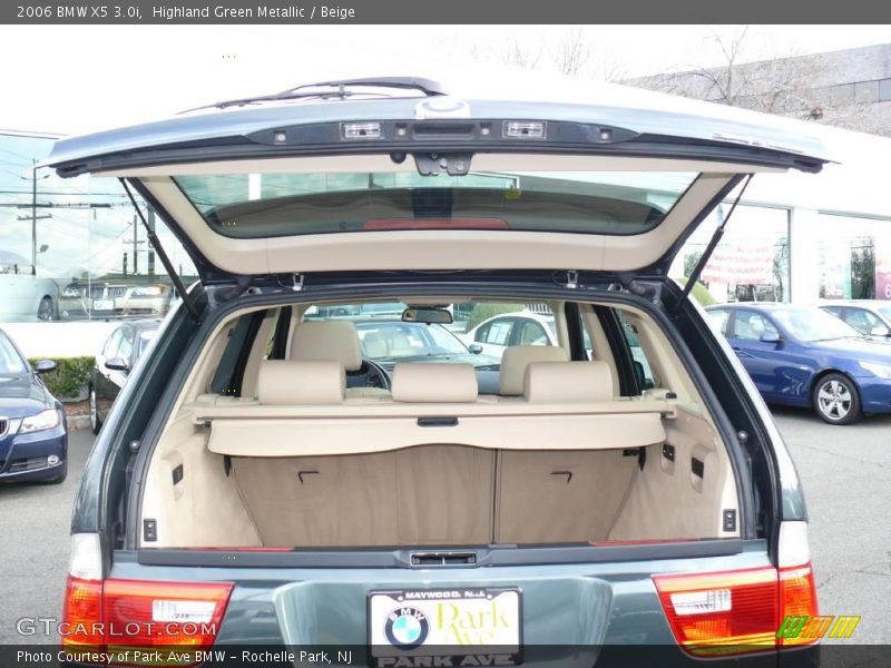 Highland Green Metallic / Beige 2006 BMW X5 3.0i