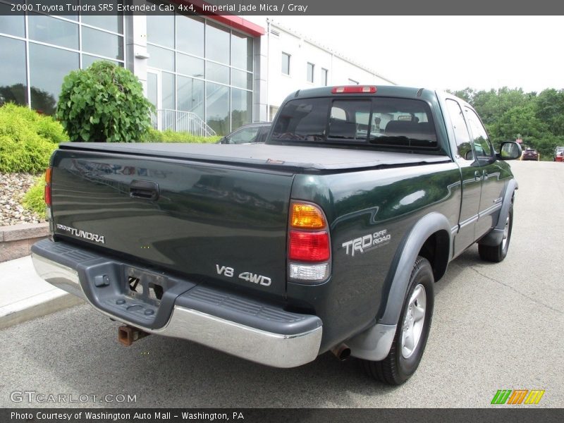 Imperial Jade Mica / Gray 2000 Toyota Tundra SR5 Extended Cab 4x4