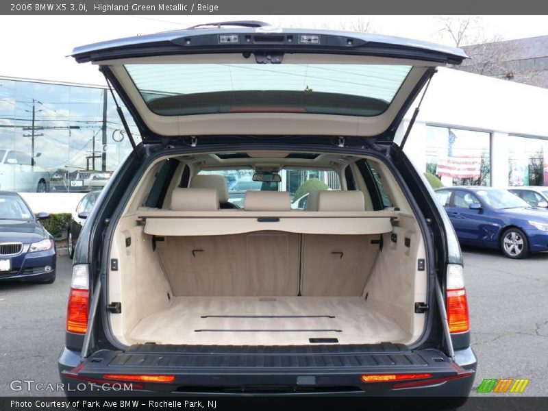 Highland Green Metallic / Beige 2006 BMW X5 3.0i