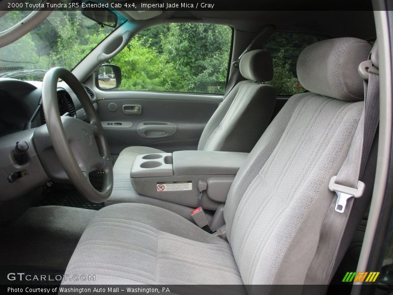 Imperial Jade Mica / Gray 2000 Toyota Tundra SR5 Extended Cab 4x4