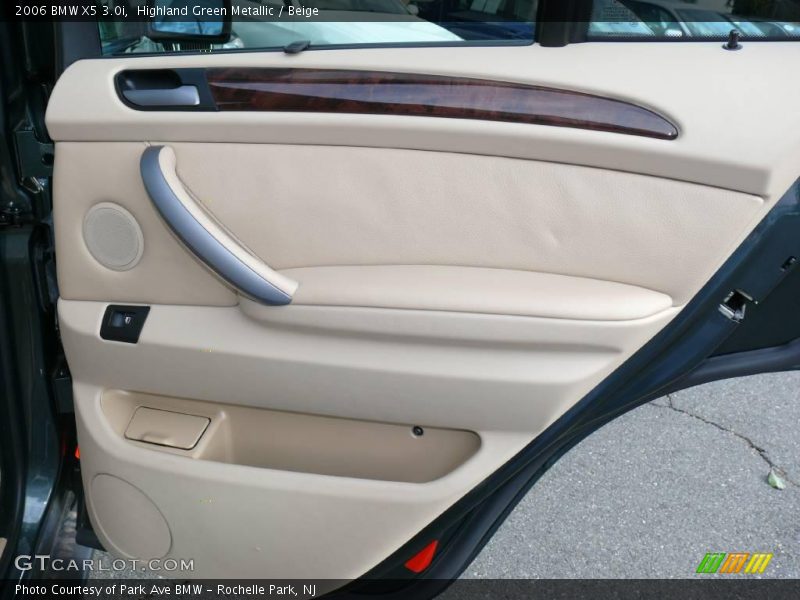 Highland Green Metallic / Beige 2006 BMW X5 3.0i
