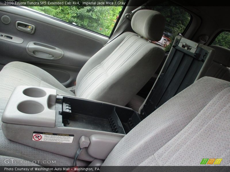 Imperial Jade Mica / Gray 2000 Toyota Tundra SR5 Extended Cab 4x4