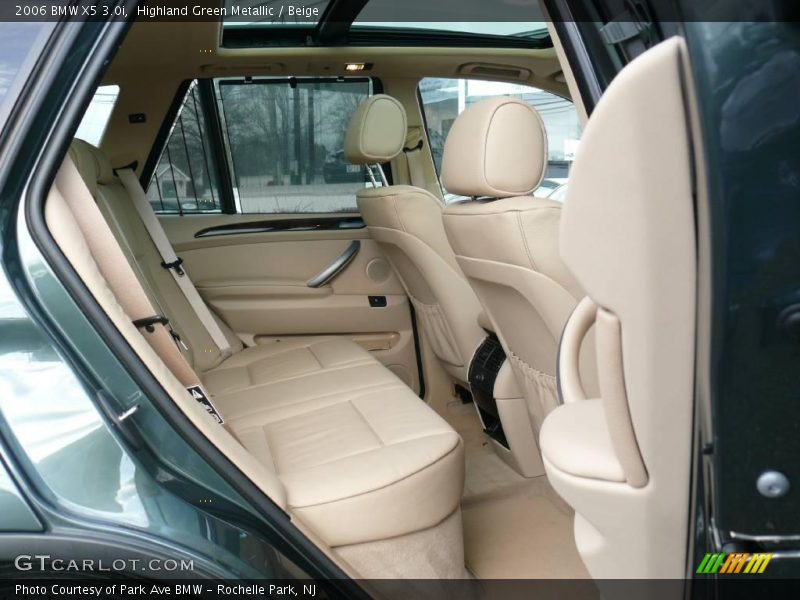 Highland Green Metallic / Beige 2006 BMW X5 3.0i