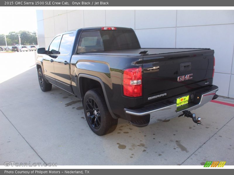Onyx Black / Jet Black 2015 GMC Sierra 1500 SLE Crew Cab