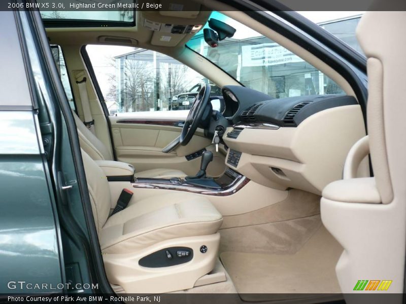 Highland Green Metallic / Beige 2006 BMW X5 3.0i
