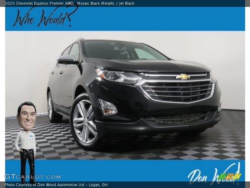 Mosaic Black Metallic / Jet Black 2020 Chevrolet Equinox Premier AWD