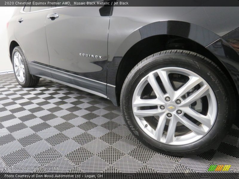 Mosaic Black Metallic / Jet Black 2020 Chevrolet Equinox Premier AWD