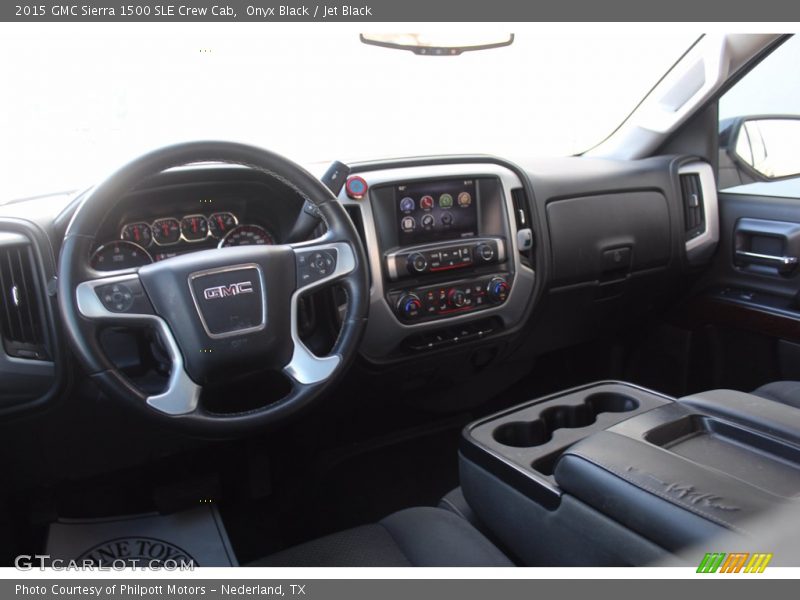 Onyx Black / Jet Black 2015 GMC Sierra 1500 SLE Crew Cab