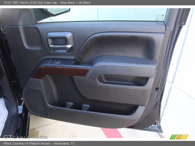 Onyx Black / Jet Black 2015 GMC Sierra 1500 SLE Crew Cab