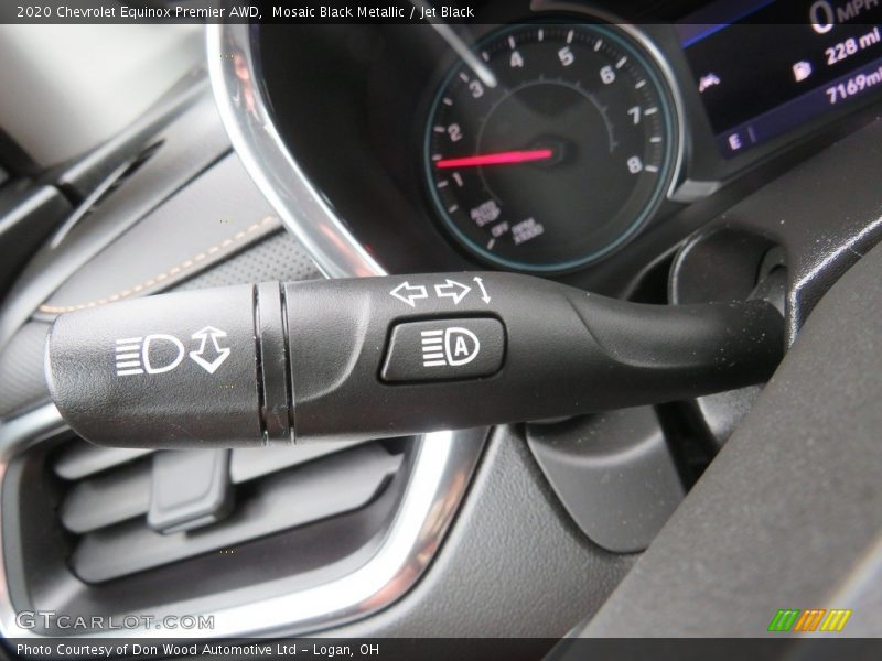 Mosaic Black Metallic / Jet Black 2020 Chevrolet Equinox Premier AWD
