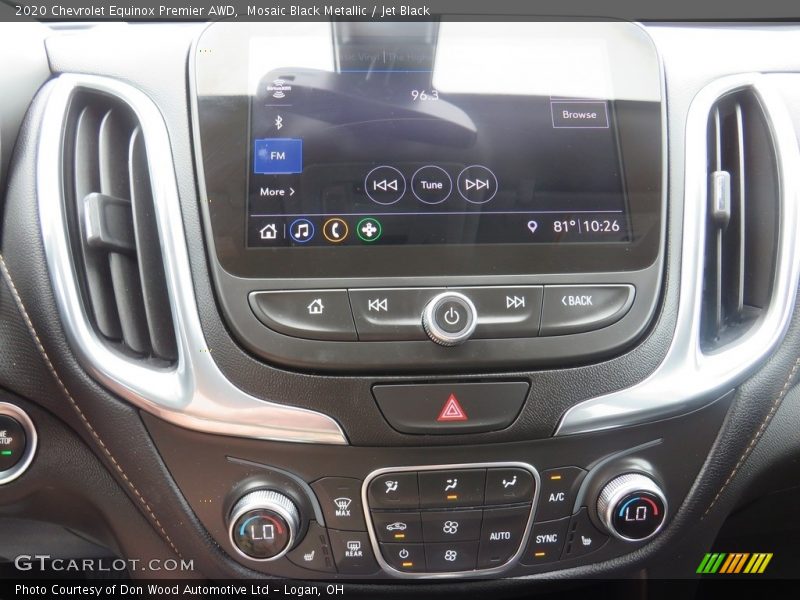 Mosaic Black Metallic / Jet Black 2020 Chevrolet Equinox Premier AWD