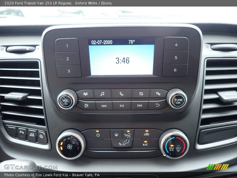 Oxford White / Ebony 2020 Ford Transit Van 150 LR Regular