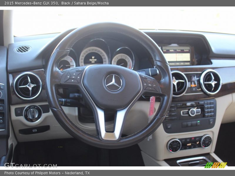 Black / Sahara Beige/Mocha 2015 Mercedes-Benz GLK 350