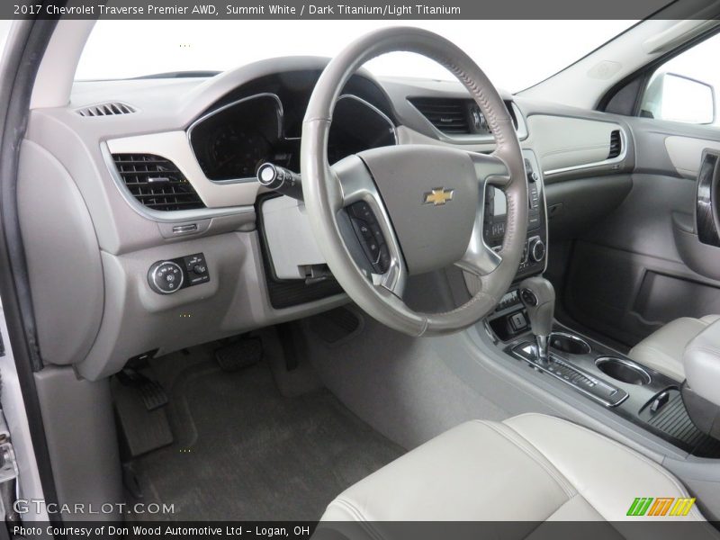 Summit White / Dark Titanium/Light Titanium 2017 Chevrolet Traverse Premier AWD