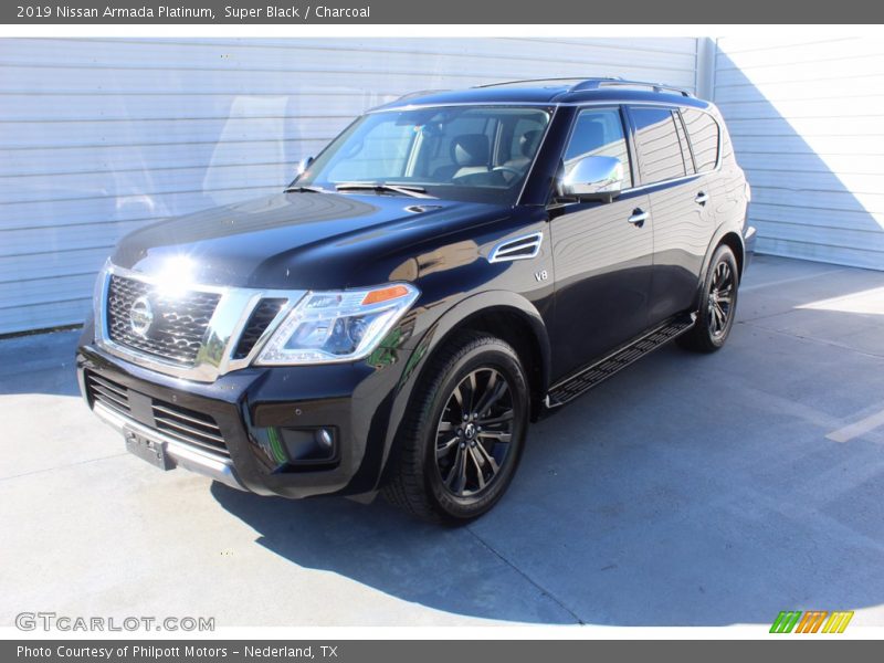 Super Black / Charcoal 2019 Nissan Armada Platinum