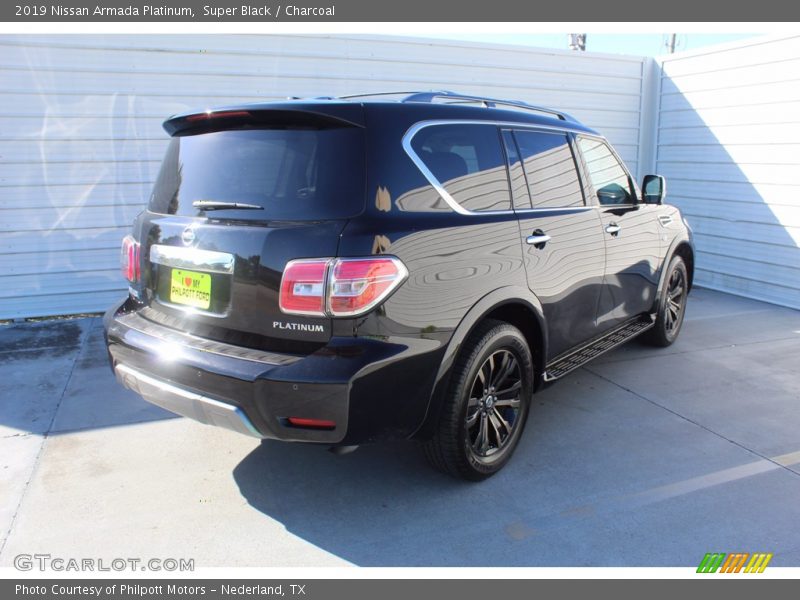 Super Black / Charcoal 2019 Nissan Armada Platinum