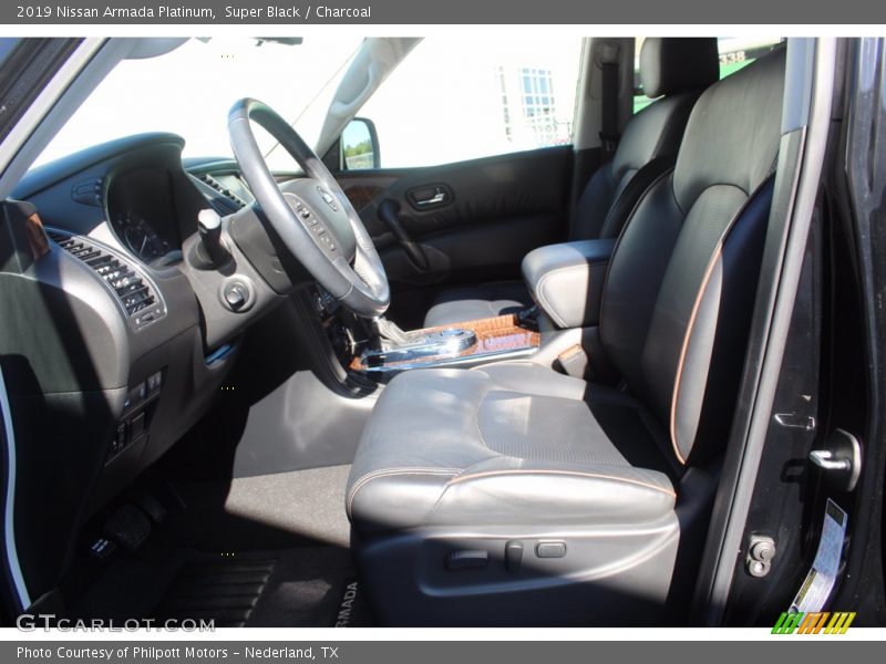 Super Black / Charcoal 2019 Nissan Armada Platinum