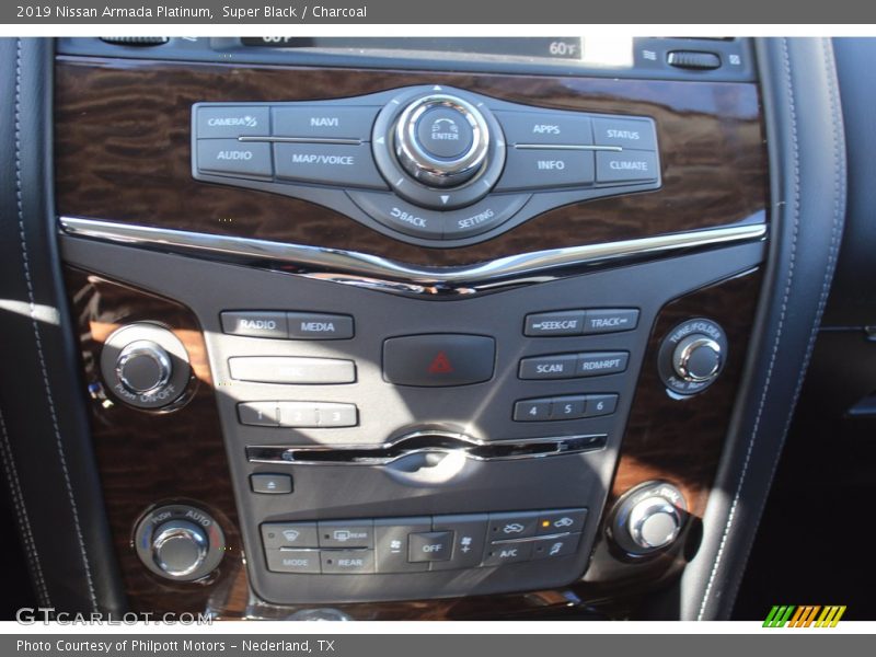 Super Black / Charcoal 2019 Nissan Armada Platinum