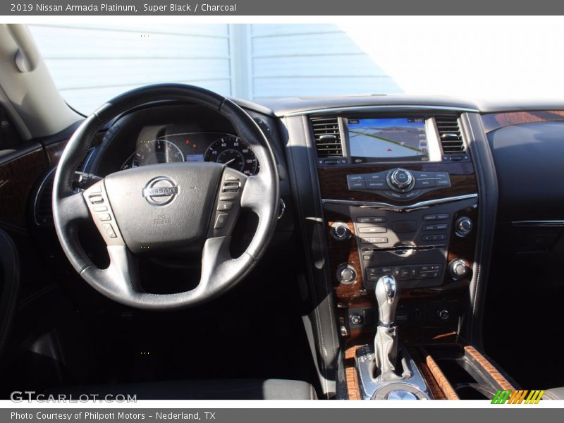 Super Black / Charcoal 2019 Nissan Armada Platinum