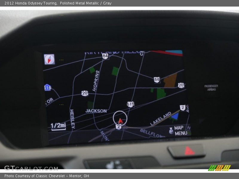 Polished Metal Metallic / Gray 2012 Honda Odyssey Touring