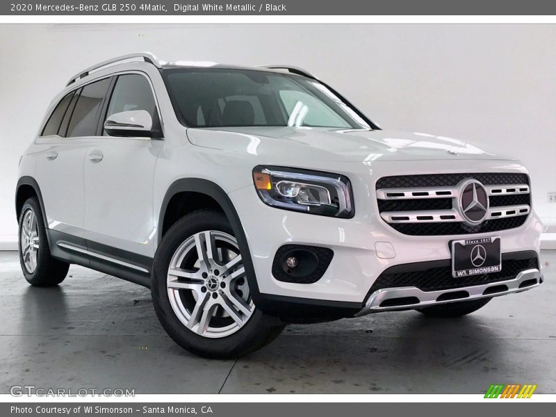 Digital White Metallic / Black 2020 Mercedes-Benz GLB 250 4Matic